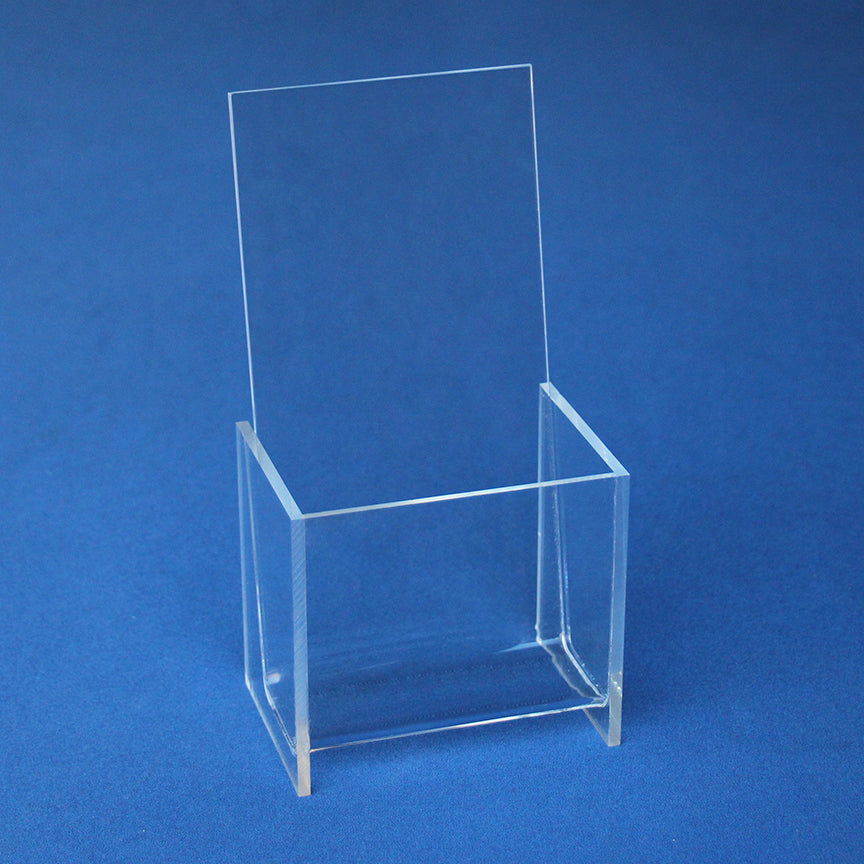 Clear acrylic top quality brochure holder 4 x 9