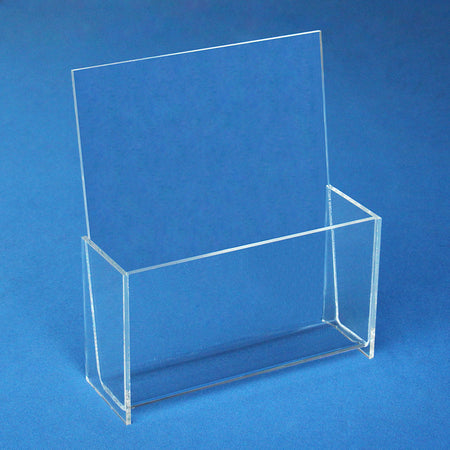 Counter Brochure Holder 8.5" x 11" clear acrylic
