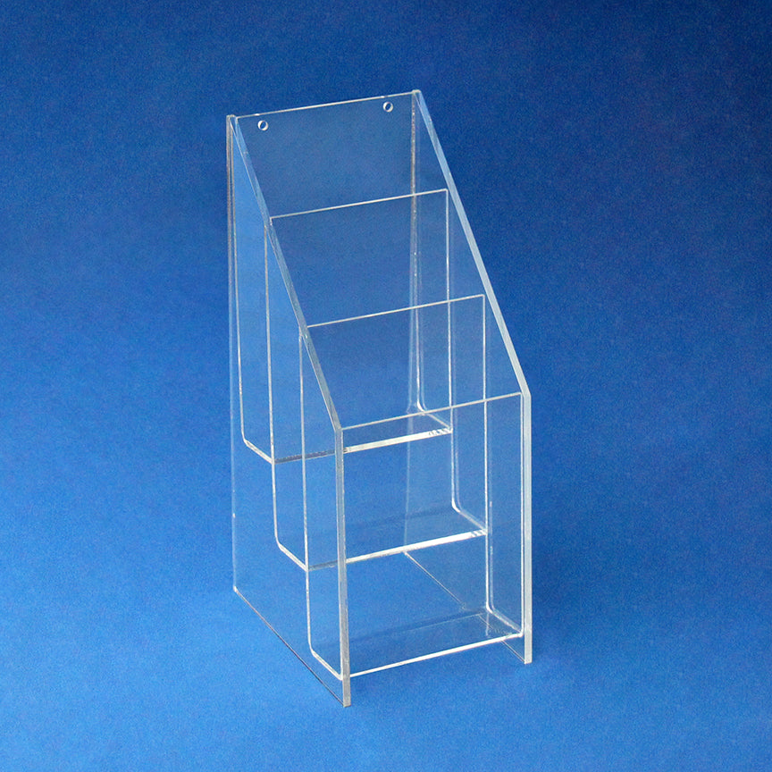 3 Tier Brochure Holder Acrylic Counter