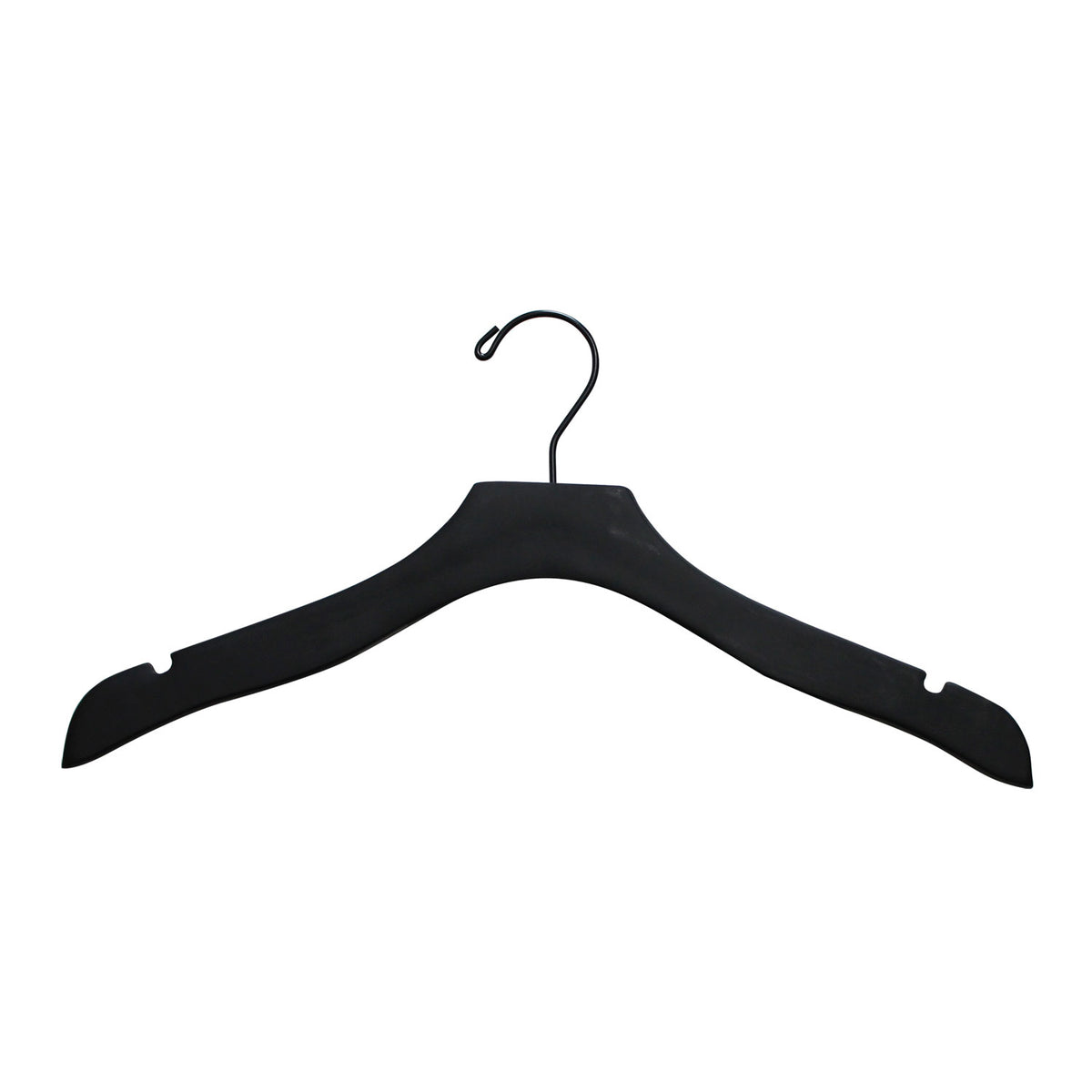 black wood top hanger