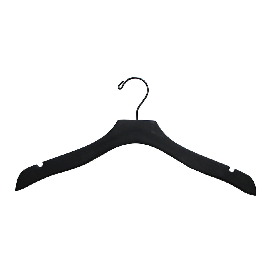 black wood top hanger