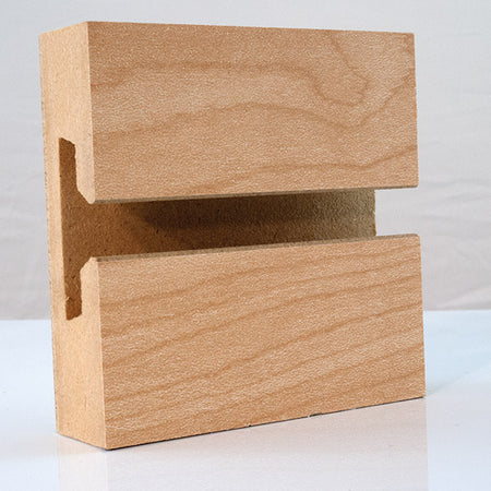 Maple slatwall 2'h x 4'w
