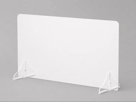 Upright foam board with acrylic feet