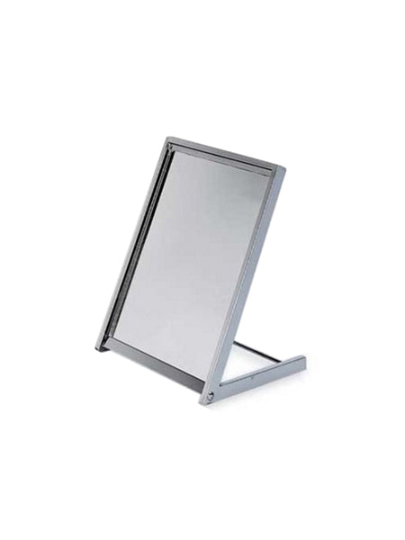 Folding chrome floor shoe mirror HD