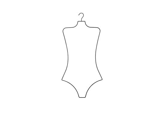 Women's bikini hangers are great for super display