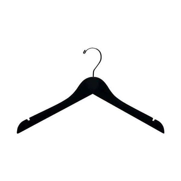 Top hanger black with black hook.  Black or matte black available