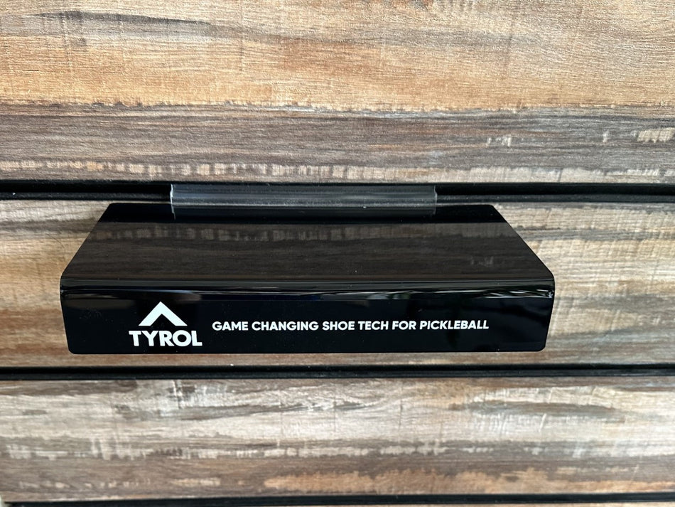 Black Slatwall Shoe Shelf