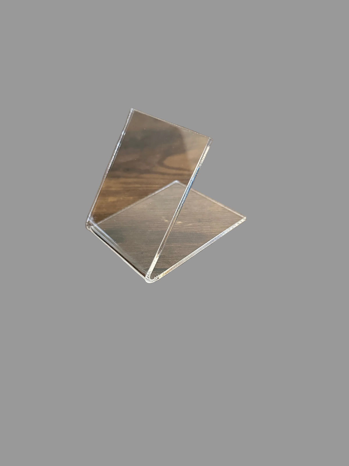 Clear plastic small shoe riser acrylic display