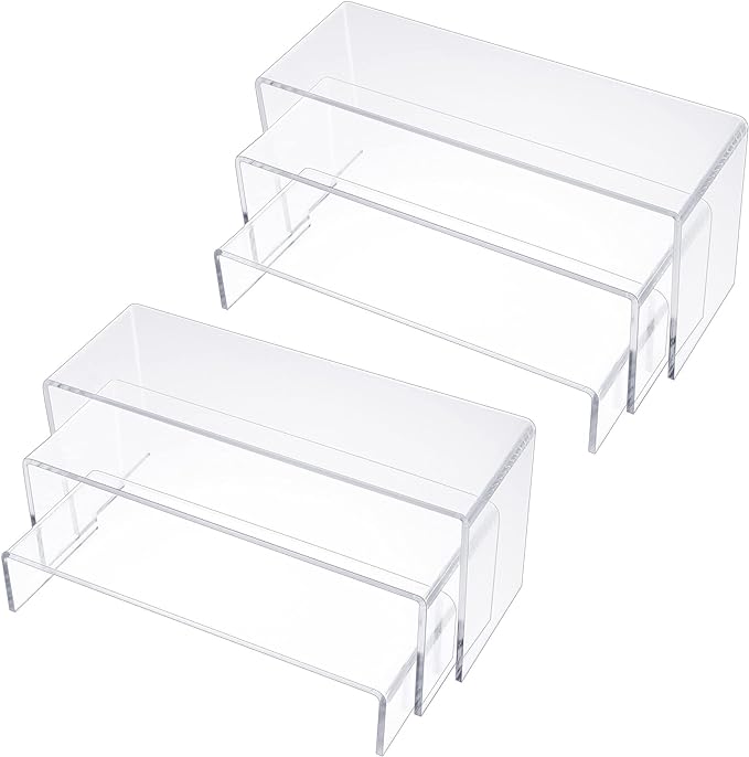 Clear Jewelry Risers