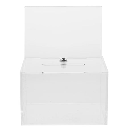 Clear comment card drop box