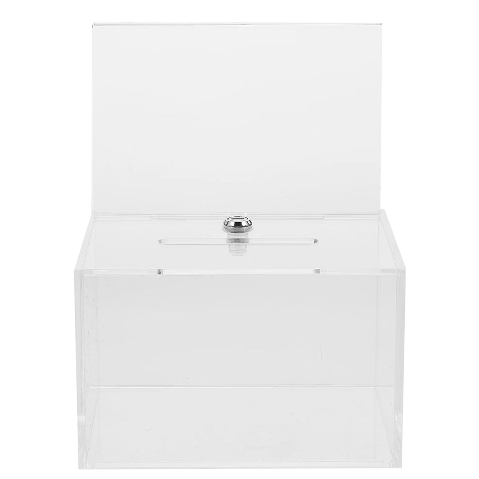 Clear comment card drop box