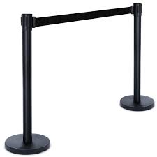Crowd Control Posts with Belt 7'