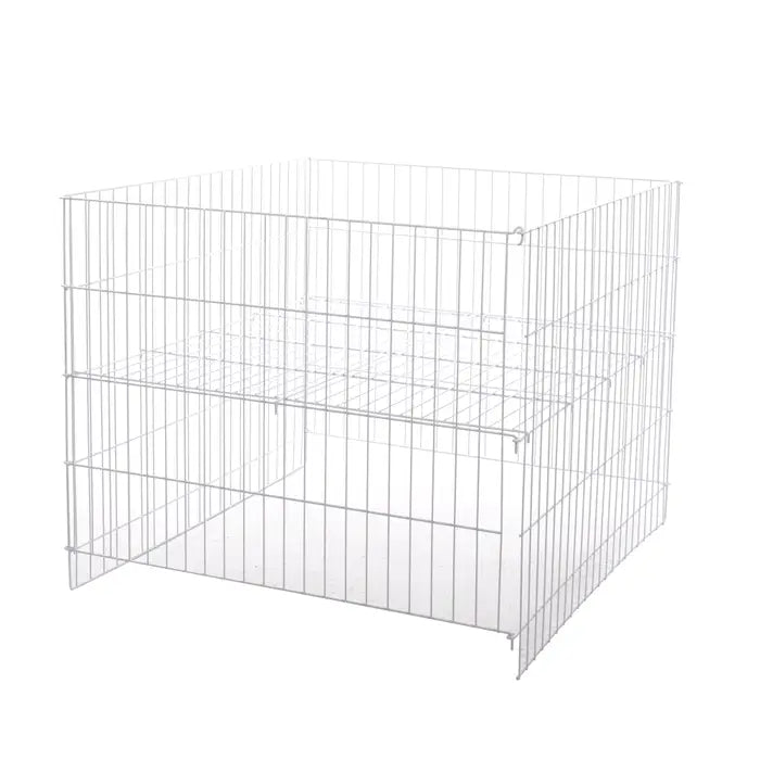 Dump Bin Square Economy White