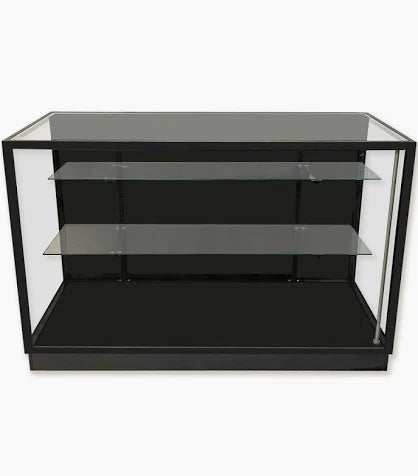 Great extra vision showcase black with glass 