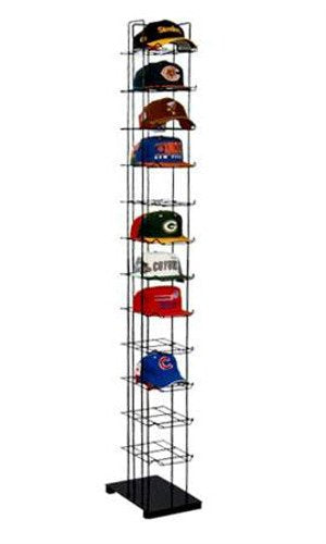 Hat Rack Black holds and organizes hats and caps
