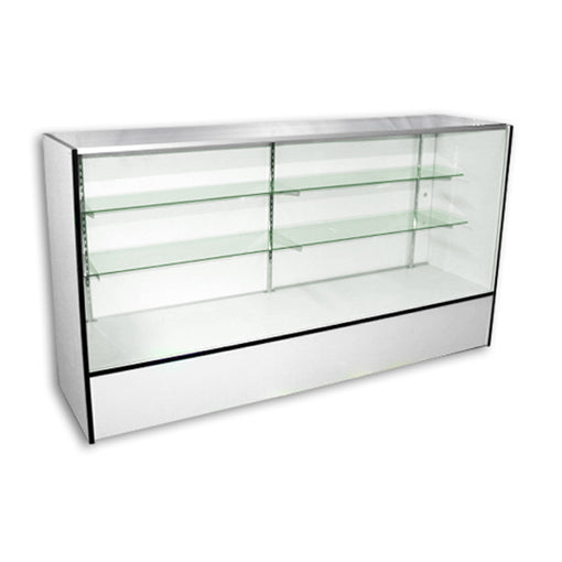 6' White Display Showcase
