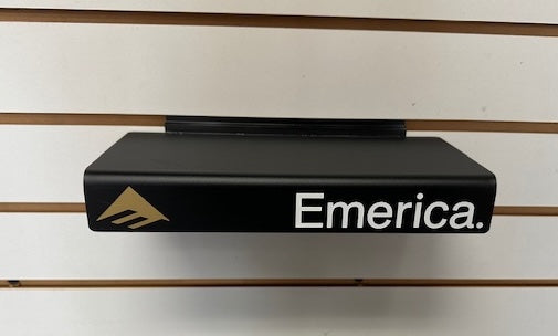 Matte Black Slatwall Shoe Shelf