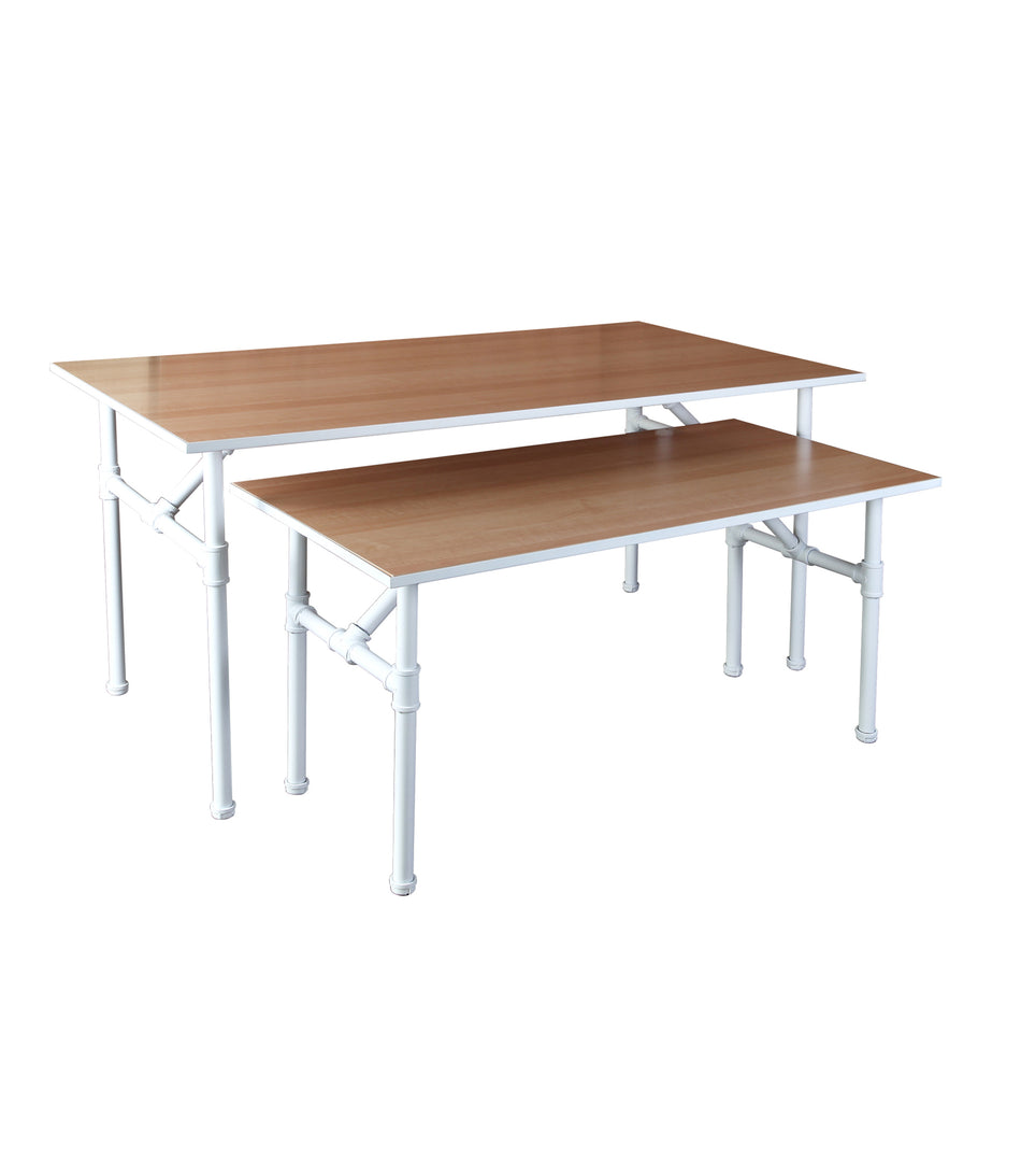 Pipeline Table Set - White