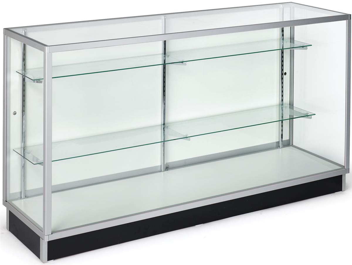 Aluminum frame display showcase 6' length