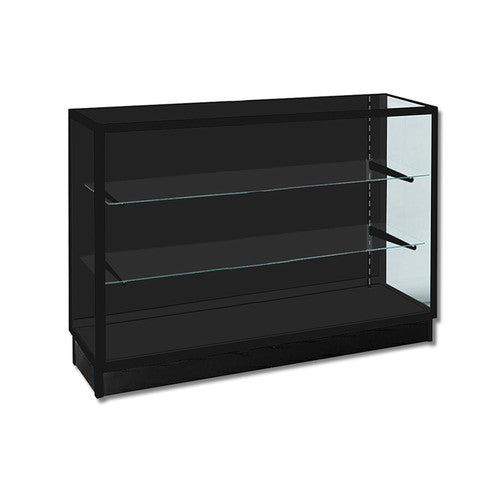 black extra vision display showcase 4 ft length