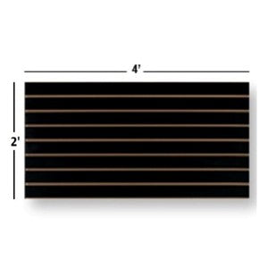 Slatwall EZ ship quarter panels 2' x 4'