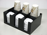 coffee cup and lid holder