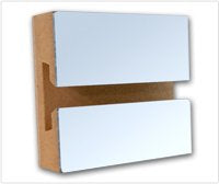Mirrored Slatwall