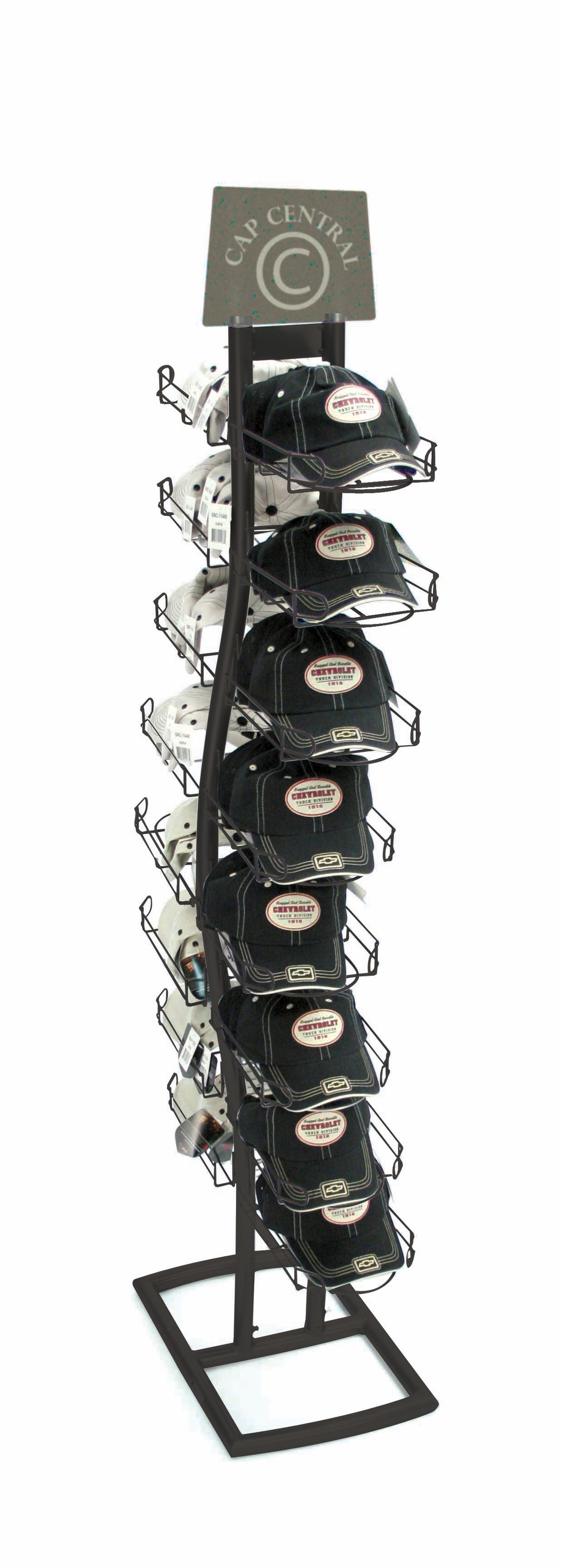 Cap Tower Silver holds hats organize