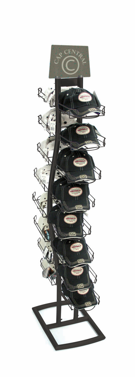 Cap Tower Silver holds hats organize