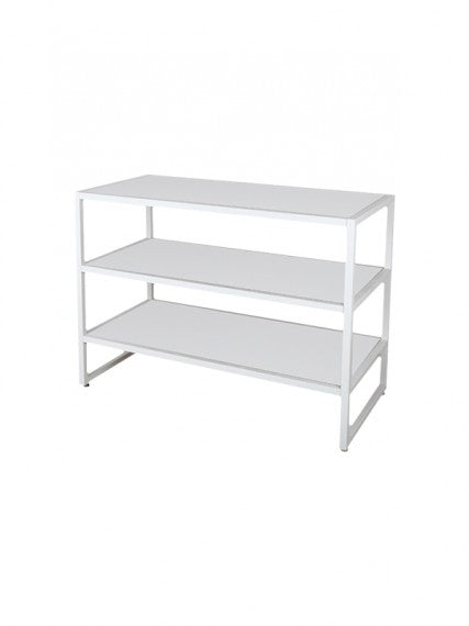 MOD WHITE 3 TIER TABLE