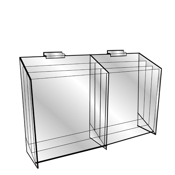 Slatwall Acrylic Literature Holder