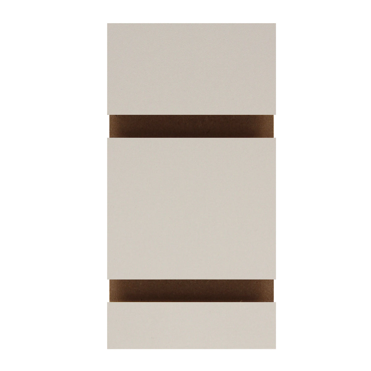 white slatwall sheet