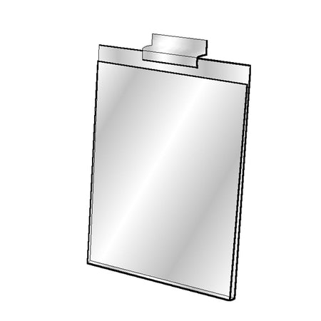 Slatwall Sign Holder clear