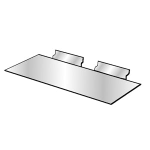 Economy plastic slatwall shelf