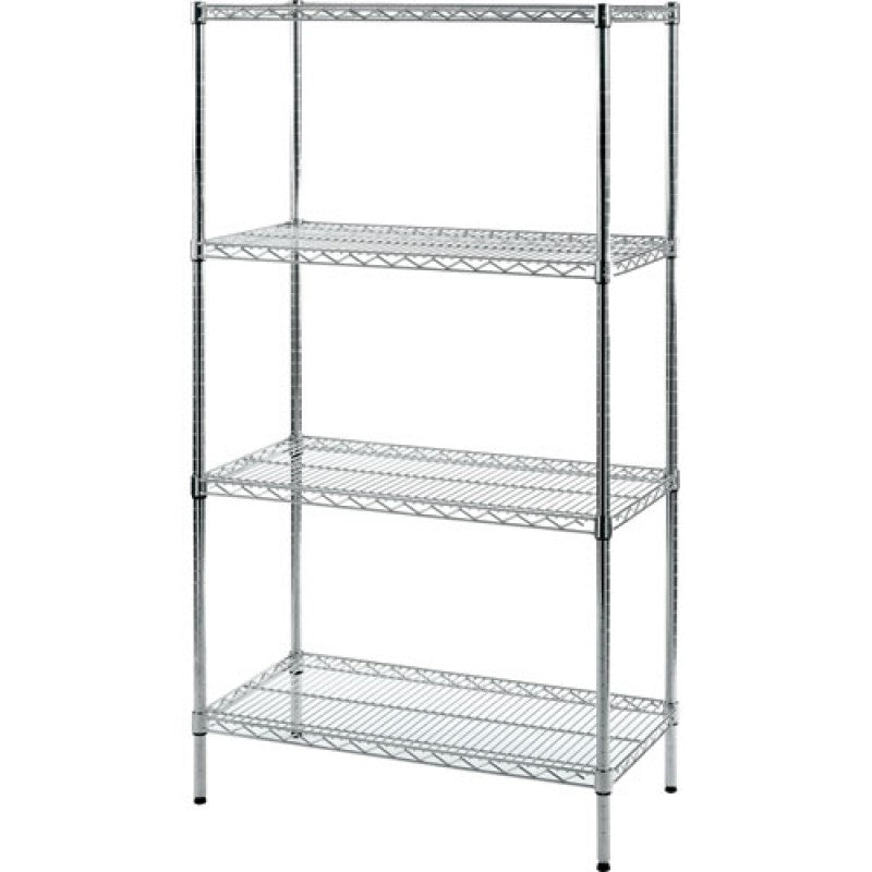 chrome wire shelving