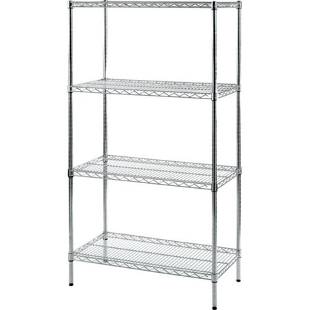 chrome wire shelving