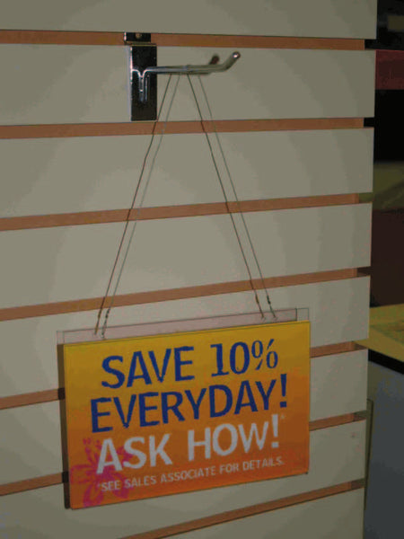 hanging sign holder