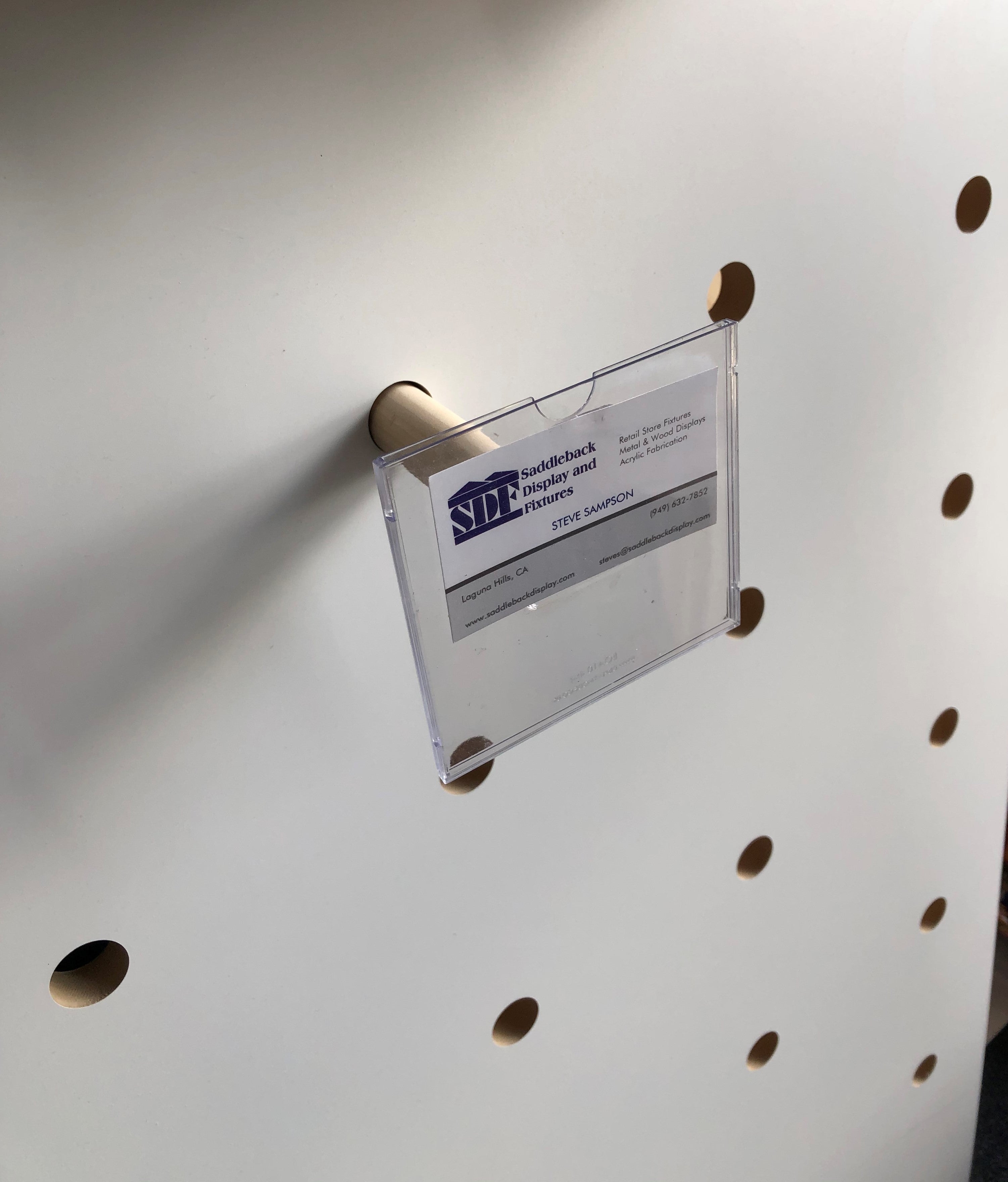 jumbo peg sign holder