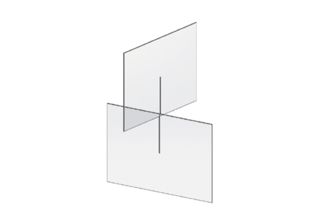 EZ set table desk divider