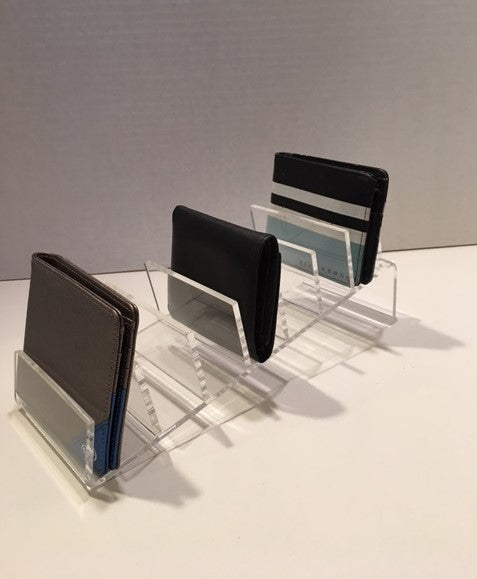clear wallet displayer