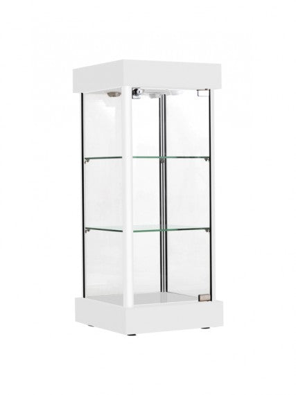 Wood Frame Counter Case - White